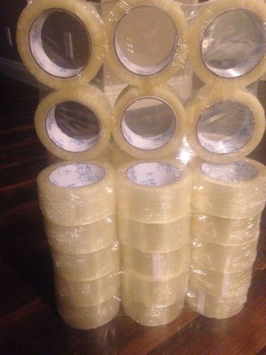 36 Rolls Carton Sealing Clear Packing  Shipping Box Tape 2&#034; x 100 Yards 300&#039;