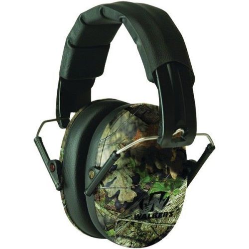 Walker&#039;s Game Ear GWP-FPM1-CMO PRO Low-Profile Folding Muff Mossy Oak Camo