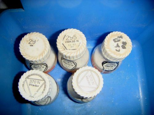 USED LOT #8 OF VITA VMK68-N &amp; VITADUR-N PORCELAIN POWDER- 5 BOT 12G SIZE EA