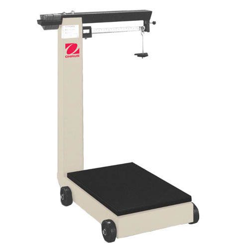 OHAUS D500M Mobile Floor Beam Scale 1,000lb capacity, 8oz read, 19.25 x 28.13 in