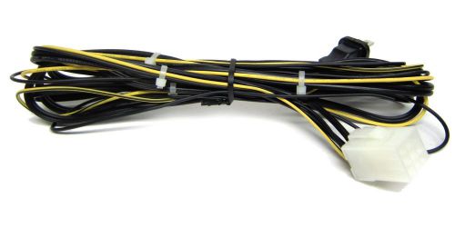 Harness for MEI bill acceptors with 2 wires and power plug for arcade games 120v