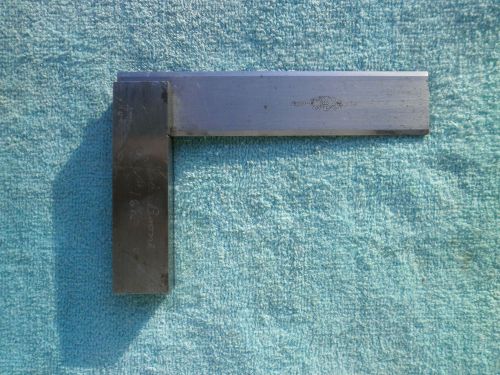 BROWN &amp; SHARPE 4 1/2 INCH BEVELED EDGE HARDENED STEEL SQUARE