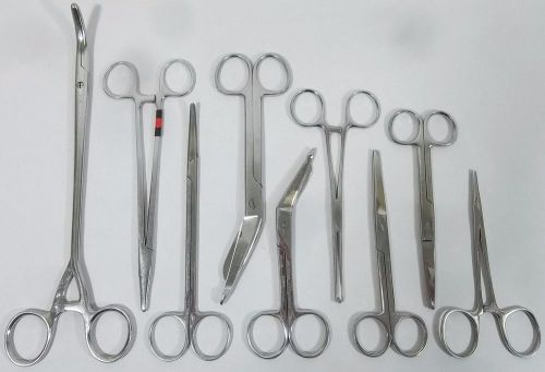 Lot of 9!!! stainless steel surgical instruments tools for sale