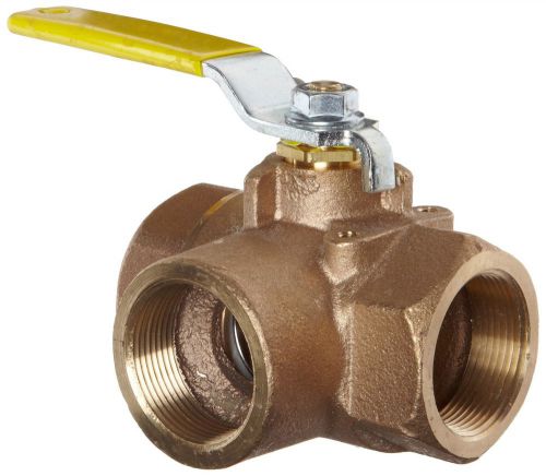 Apollo 70-600 series bronze ball valve two piece 3-port diverting lever 3/4&#034; ... for sale