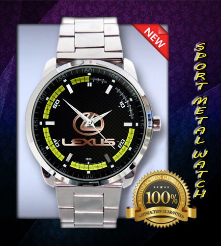 New Design Lexus Luxury Vehicle Logo On Sport Metal Watch