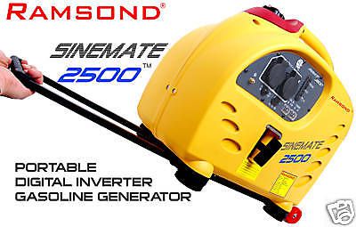 Ramsond sinemate 2500 watt digital inverter gas generator, pure sine wave power for sale