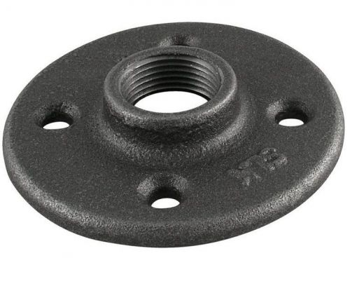 New 3/8&#034; npt pipe thread raised face floor flange black steel class 150 for sale