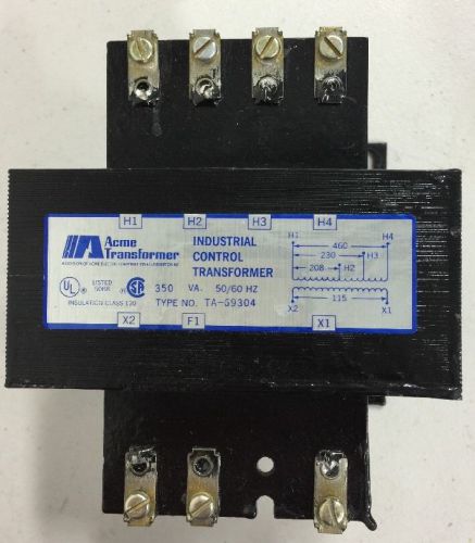 ACME Transformer Industrial Control Transformer TA-69304