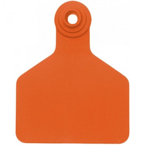 Z Tags Z2 No Tear Cattle Ear Tags 2-Piece Large Orange Blank 25 Count