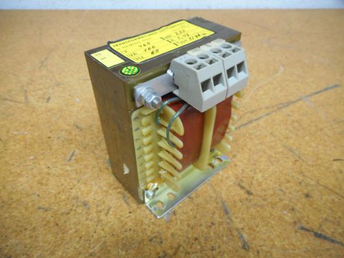 H.HEMING Type E196A Transformer 460V 100VA 60Hz 0.46A Gently Used