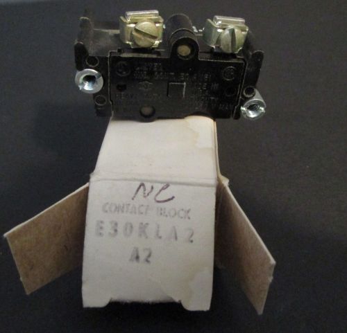 Cutler Hammer E30KLA2 Series A2 Contact Block New in Box