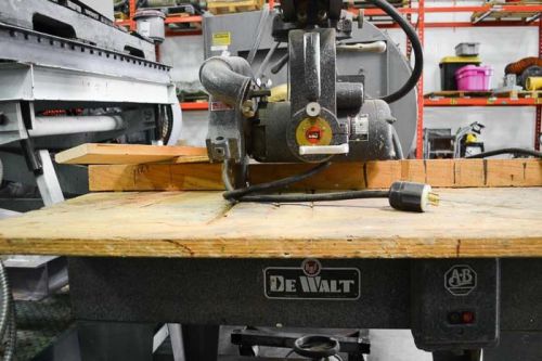 Dewalt 6A Radial Arm Saw 3HP, 115/230V 1PH