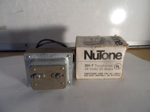 NUTONE   TRANSFORMER   #201-T   24V  20W    UNUSED    0514