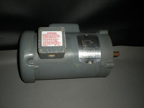 BOSTON GEAR MOTOR  34-1020-115  1/3 HP 1725 RPM  115/230 V  6.0/3.0 AMPS