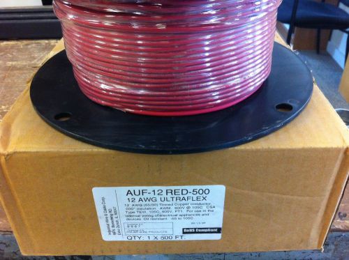 Polar Wire 12 AWG Arctic Ultraflex, 600V, RED 500FT