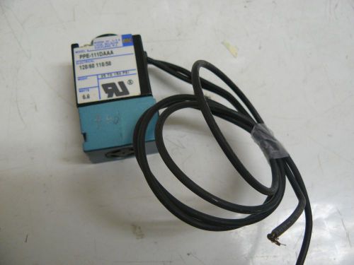 New mac ppe-111daaa solenoid valve 120/60 110/50 6.8w vac. 25 to 150psi for sale