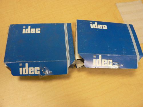 IDEC RELAY RH2B-UD DC 24V LOT 2 BOXS  NEW  (20) PIECES