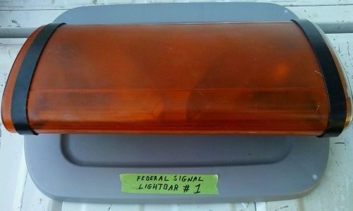 Federal signal jetstream, jet stream mini amber lightbar #1 mail wrecker pilot