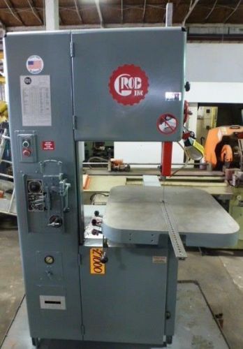 GROB 18&#034; Band saw  No. 4V-18  40-5000 FPM  28&#034; x 24 (27000)