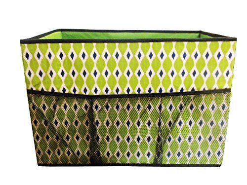 Mirabella Home and Automobile Trunk Organizer Tote (Green)