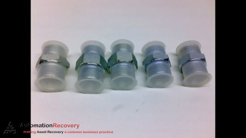 Adaptall 9000-12-12 - pack of 5 - fitting, male bspp/male bspp, carbon, new* for sale