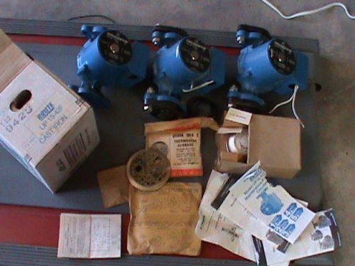 3 !, grundfos maintenence free circulator pumps and thermostat with base for sale