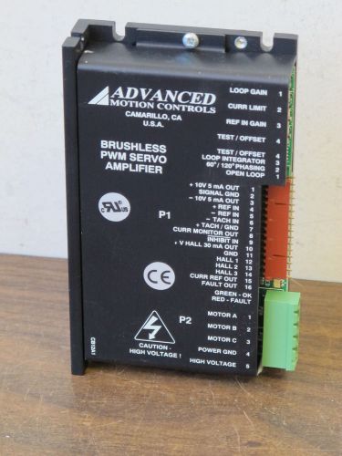 ADVANCED MOTION CONTROLS B12A6F-QDI BRUSHLESS PWM SERVO AMPLIFIER