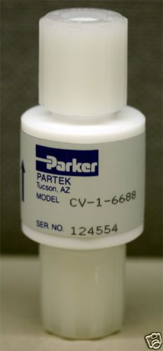 Parker partek cv-1-6688  1/2 ” ptfe parflare connection type check valve new for sale