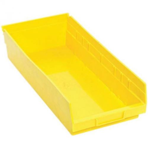 Shelf bin 17-7/8x8-3/8x4 ylw quantum storage systems storage containers qsb108yl for sale