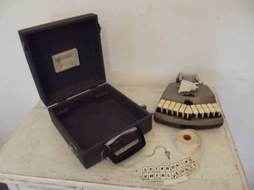 french MACHINE STENOGRAPHY stenotype mechanographical writing shorthand typewrit