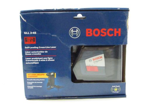 New bosch gll 2-45 self-leveling long-range cross-line laser  gll2-45 0601063115 for sale