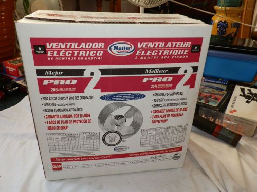 Power Attic Ventilator Gable Mount GAF Corp New attics to 2400sq ft 1540 cfm&#039;s