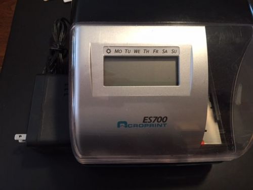 Acroprint ES700 TIMECLOCK