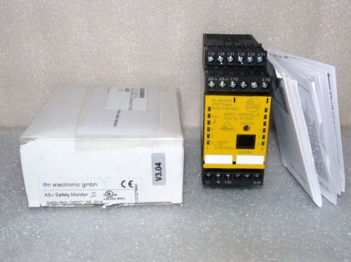 NEW EFECTOR IFM AC004S SAFETY MONITOR AS-INTERFACE BUS SYSTEM 2 CHANNEL AS-I