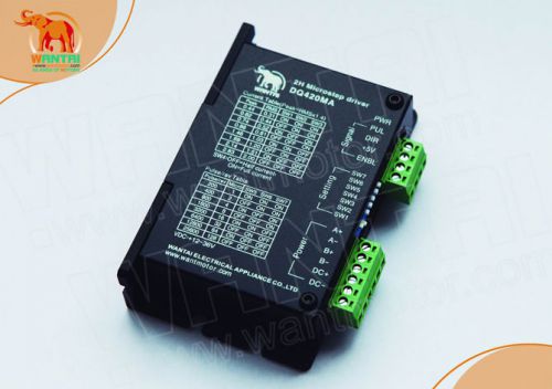 1PC Wantai stepper motor driver DQ420MA 0.4A-1.7A,12-36V,128Micostep CNC NEMA17