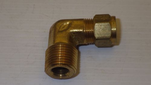 GOULD 69-F-06x06 (PARKER REF # 269C-6-6) BRASS COMPRESSION 90° ELBOW 3/8&#034; NNB