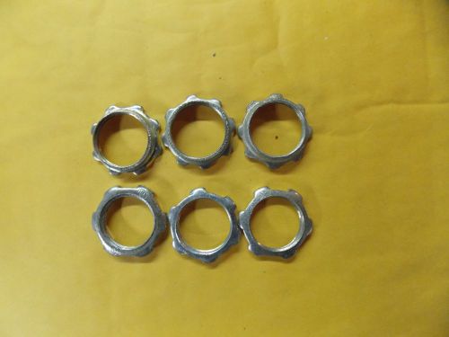 (6) 1/2&#034; electrial locknuts