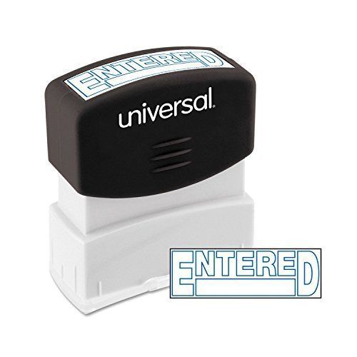 Universal Message Stamp, Entered, Pre-Inked One-Color, Blue (10052)