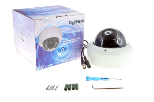 720p AHD Megapixel 2.8-12mm 30 IR LEDs Varifocal Vandalproof Dome Color Camera