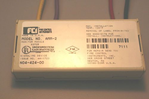 FCI AMM-2 ADDRESSABLE MINI MONITORING MODULE