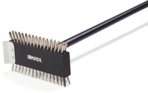 Carlisle 4029000 broiler master grill brush, stainless steel bristles, 30.5&#034; for sale