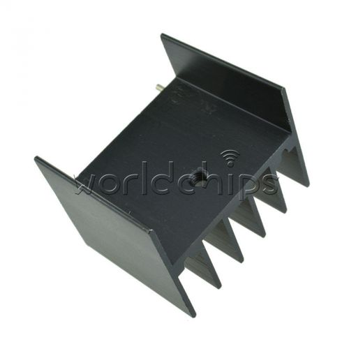 10pcs 25x30.3x25mm IC BEST Quality  Black Heat Sink For L298N LM7805