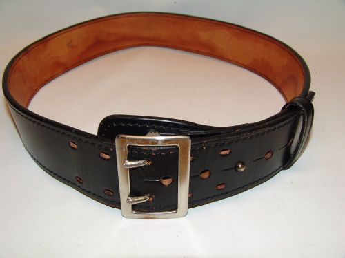 1011U Dutyman 38&#034; Inch Full Grain Leather Police Duty Belt