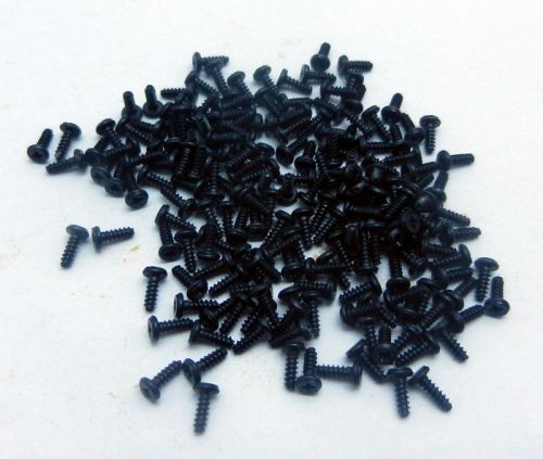 Free shippingnew 100 pcs m1.4*4 screw self-tapping screw cross head screw  black for sale