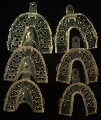 Strong Massad DenPlant Low Temp Impression Trays Dental Qty 12 Medium Lower Lot