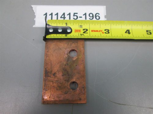 3 Pcs. Copper Main Bus Bar 1 3/4&#034; X 1/4&#034; X 2 13/16&#034; (2) 11/32&#034; Holes