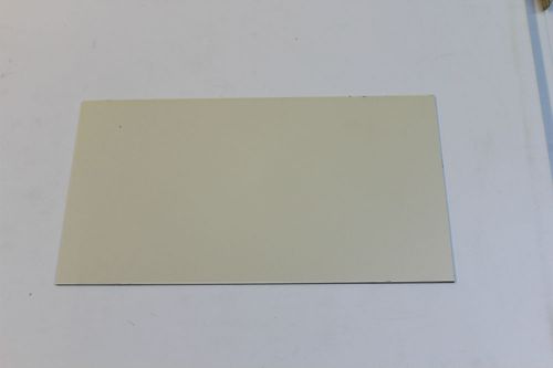 STYRENE POLYSTYRENE PLASTIC SHEET .080&#034; THICK 6&#034; X 12&#034;  CREME COLOR