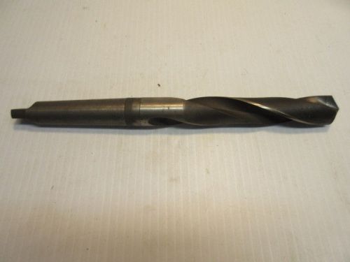 63/64&#039;&#039; carbide tipped drill bit morse taper shank mt3 taper great shape sharp for sale