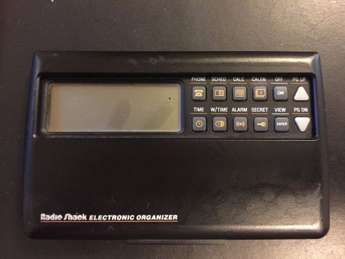 Radio Shack Memory Electronic Organizer in