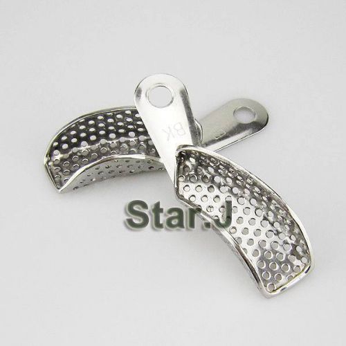 5 Sets Dental Stainless Steel Quadrant Impression Tray Upper &amp; Lower